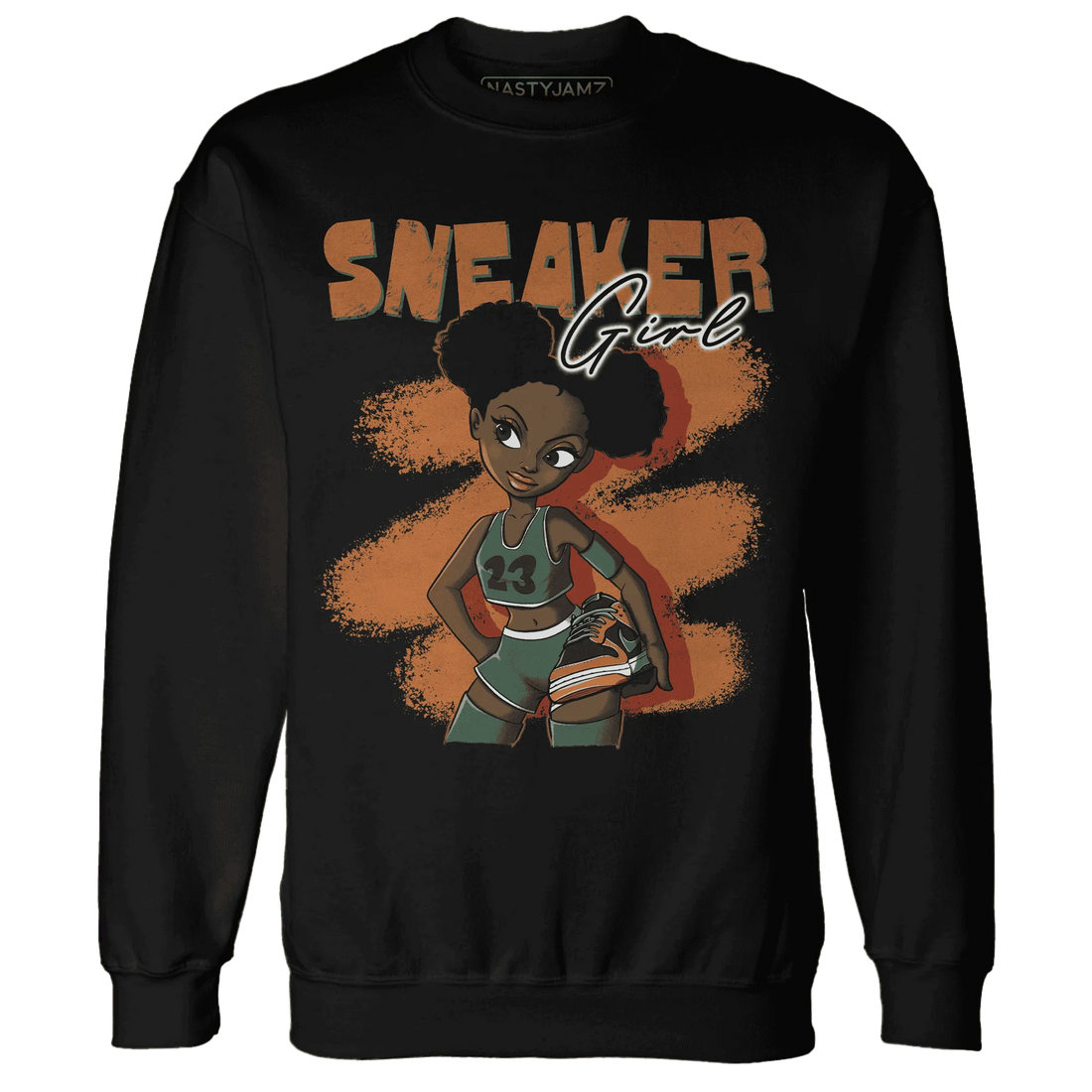 Dunk-Low-Ceramic-NastyJamz-Sweatshirt-Match-Black-Sneaker-Girl