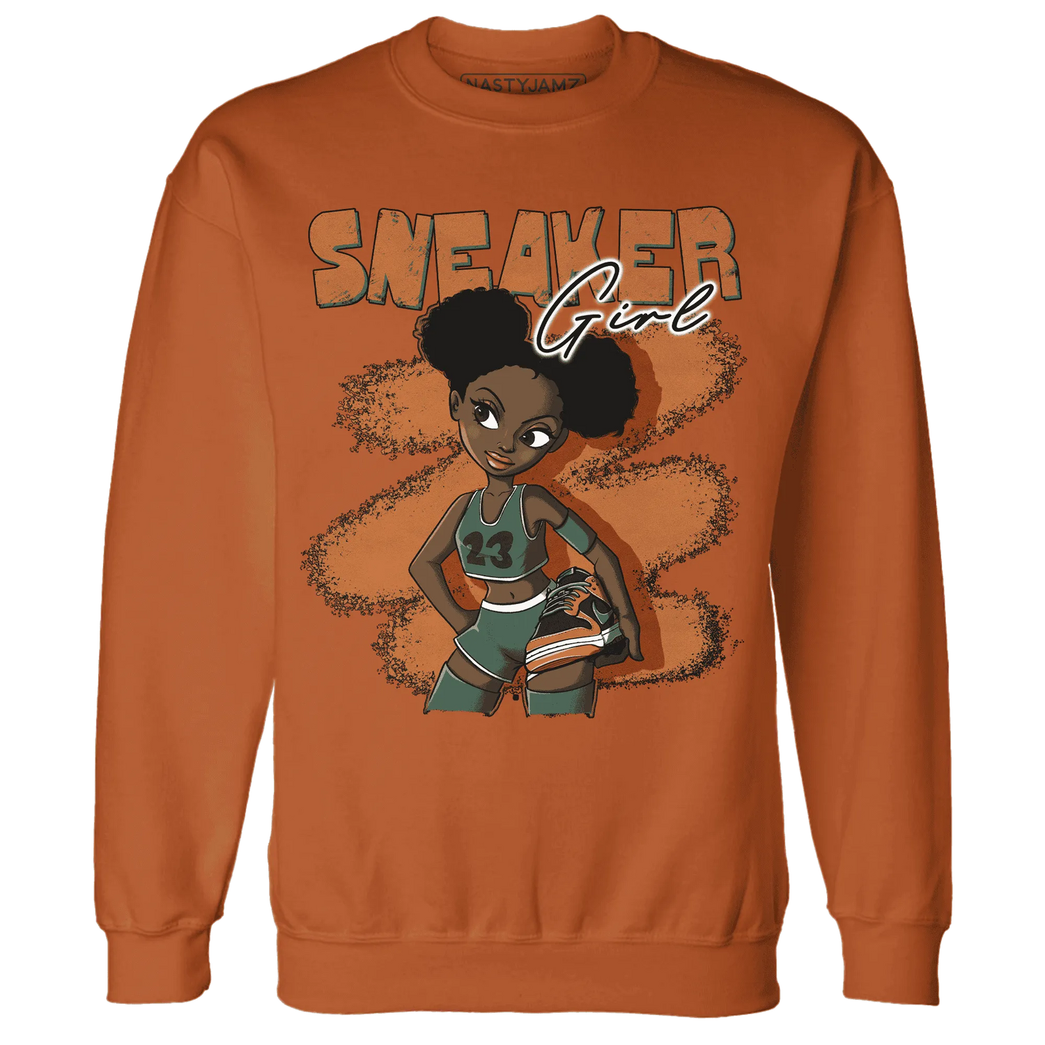 Dunk-Low-Ceramic-NastyJamz-Sweatshirt-Match-Black-Sneaker-Girl