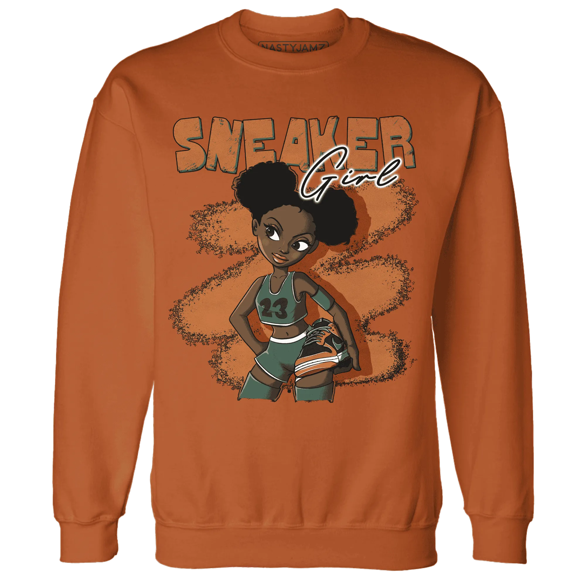 Dunk-Low-Ceramic-NastyJamz-Sweatshirt-Match-Black-Sneaker-Girl