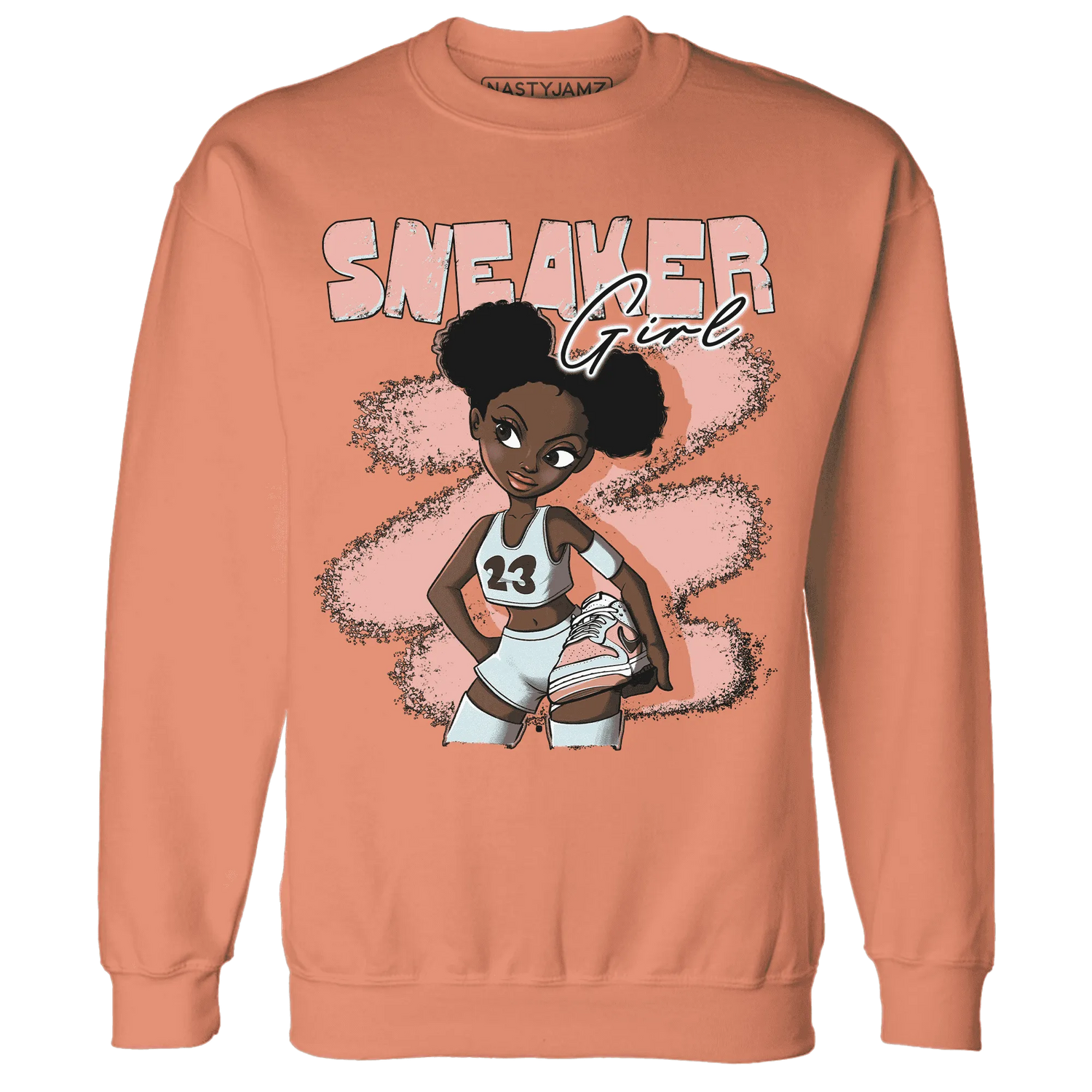 Dunk-Low-Glacier-Blue-Arctic-Orange-NastyJamz-Sweatshirt-Match-Black-Sneaker-Girl