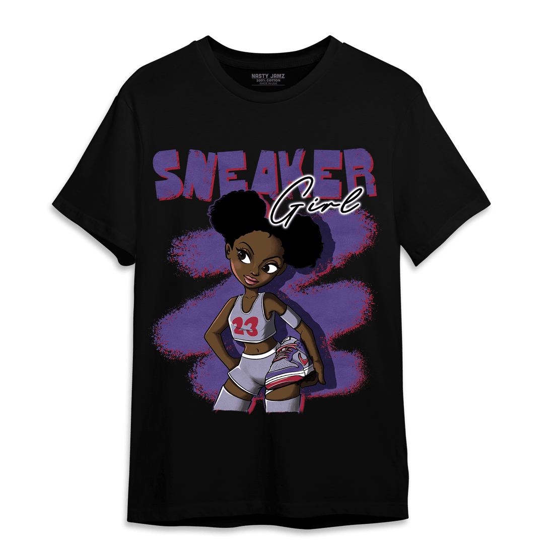 Dunk Low Plum T Shirt Match Black Sneaker Girl - NastyJamz