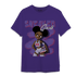 Dunk Low Plum T Shirt Match Black Sneaker Girl - NastyJamz
