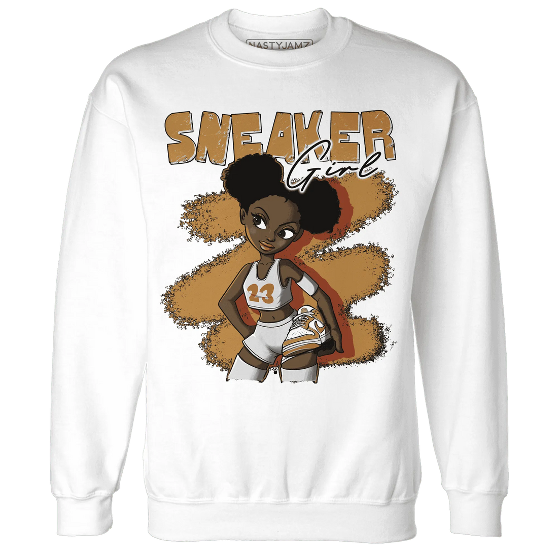 Dunk-Low-Retro-Wheat-Orange-NastyJamz-Sweatshirt-Match-Black-Sneaker-Girl