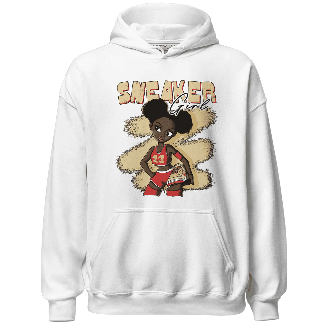 Dunk-Strawberry-Waffle-NastyJamz-Hoodie-Match-Black-Sneaker-Girl