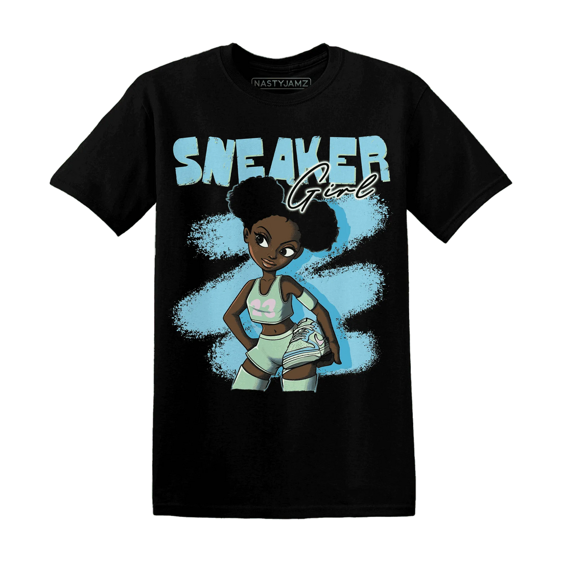 Dunk-Verdy-Visty-NastyJamz-T-Shirt-Match-Black-Sneaker-Girl