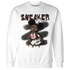Jumman Jack University Red Sweatshirt Match Black Sneaker Girl - NastyJamz