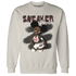 Jumman Jack University Red Sweatshirt Match Black Sneaker Girl - NastyJamz