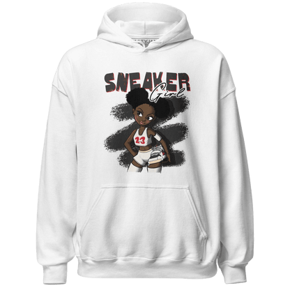 Jumman Jack University Red Hoodie Match Black Sneaker Girl - NastyJamz