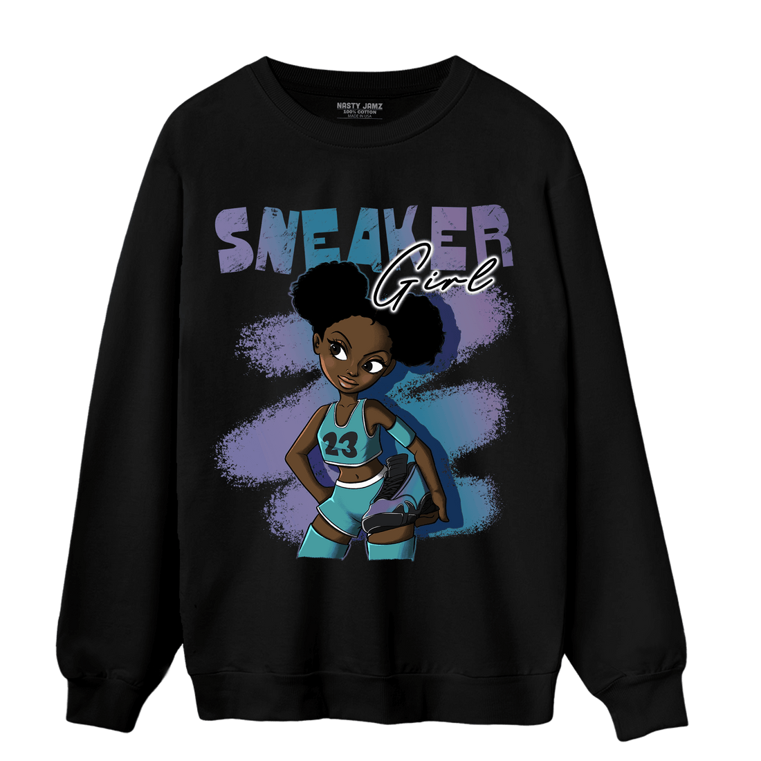 Low Love Letter 14s Sweatshirt Match Black Sneaker Girl - NastyJamz