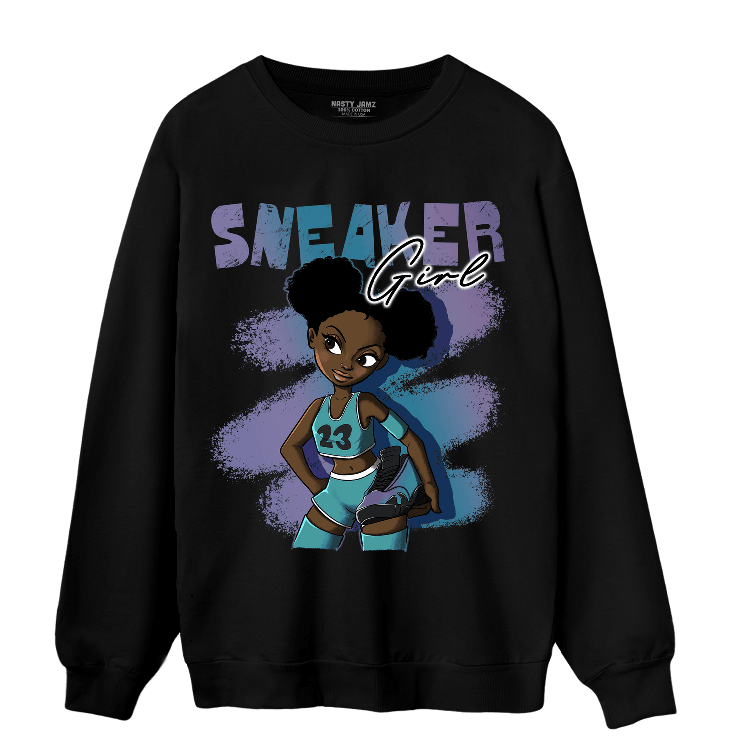 Low Love Letter 14s Sweatshirt Match Black Sneaker Girl - NastyJamz