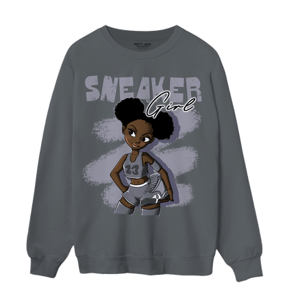 Stealth 14s Sweatshirt Match Black Sneaker Girl - NastyJamz