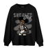 Retro High OG Black White 1s Sweatshirt Match Black Sneaker Girl - NastyJamz