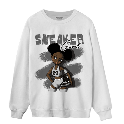 Retro High OG Black White 1s Sweatshirt Match Black Sneaker Girl - NastyJamz