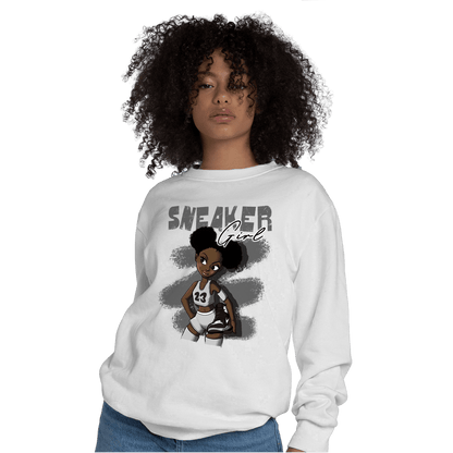 Retro High OG Black White 1s Sweatshirt Match Black Sneaker Girl - NastyJamz