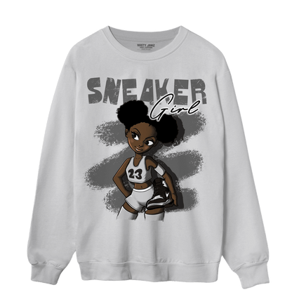 Retro High OG Black White 1s Sweatshirt Match Black Sneaker Girl - NastyJamz