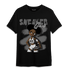 Retro High OG Black White 1s T Shirt Match Black Sneaker Girl - NastyJamz
