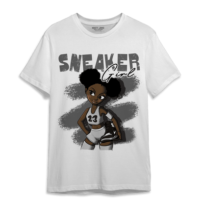 Retro High OG Black White 1s T Shirt Match Black Sneaker Girl - NastyJamz