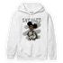 Craft Ivory 3s Hoodie Match Black Sneaker Girl - NastyJamz