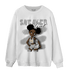 Craft Ivory 3s Sweatshirt Match Black Sneaker Girl - NastyJamz