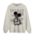 Craft Ivory 3s Sweatshirt Match Black Sneaker Girl - NastyJamz