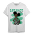 Green Glow 3s T Shirt Match Black Sneaker Girl - NastyJamz