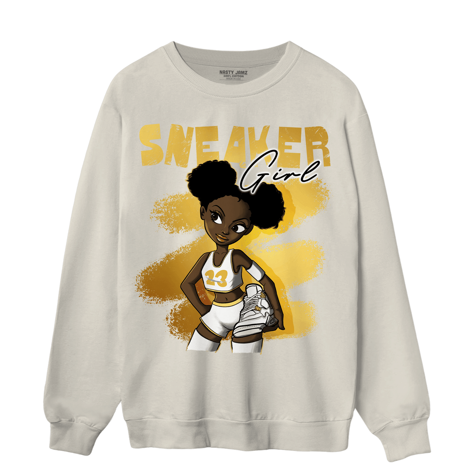 Sail 4s Sweatshirt Match Black Sneaker Girl - NastyJamz