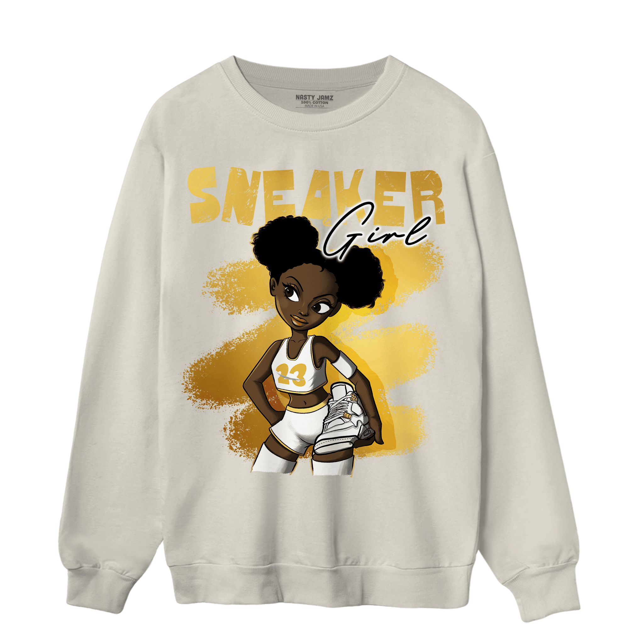 Sail 4s Sweatshirt Match Black Sneaker Girl - NastyJamz
