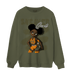 Olive 5s Sweatshirt Match Black Sneaker Girl - NastyJamz