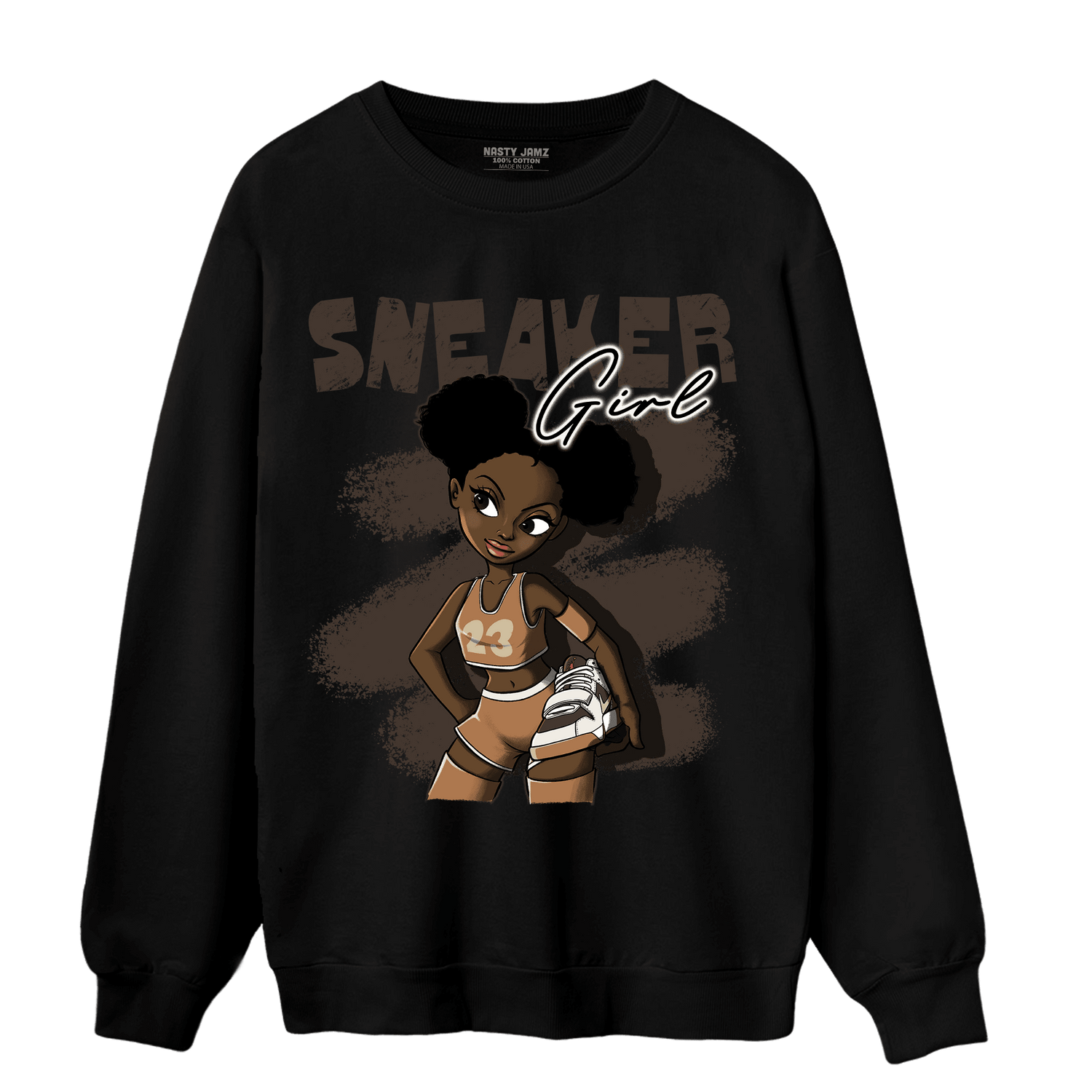 Jumpman Jack Sweatshirt Match Black Sneaker Girl - NastyJamz