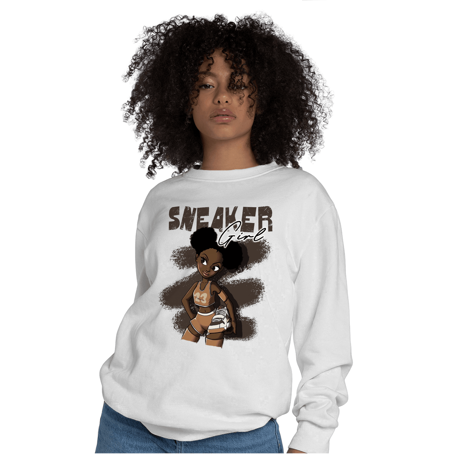 Jumpman Jack Sweatshirt Match Black Sneaker Girl - NastyJamz