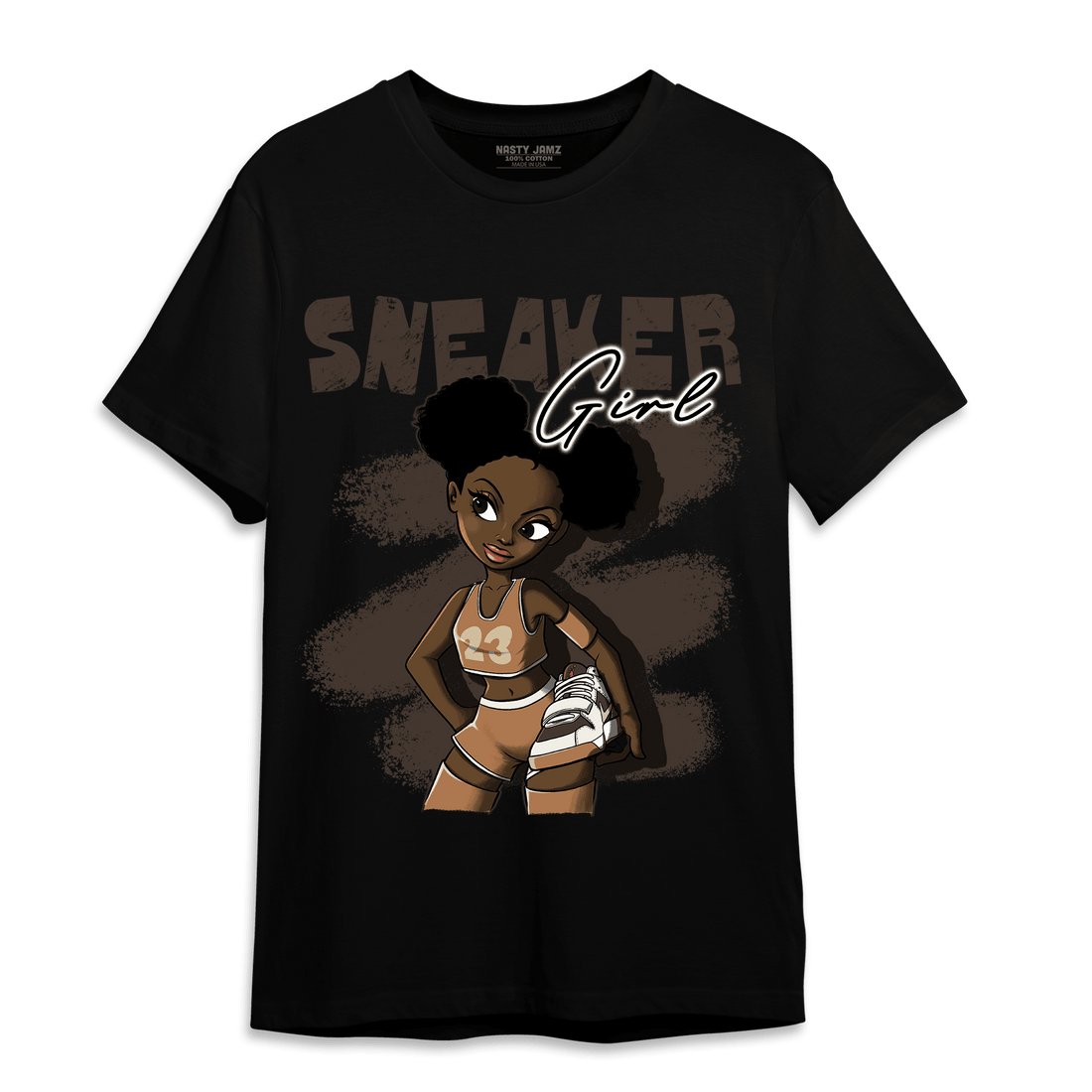 Jumpman Jack T Shirt Match Black Sneaker Girl - NastyJamz