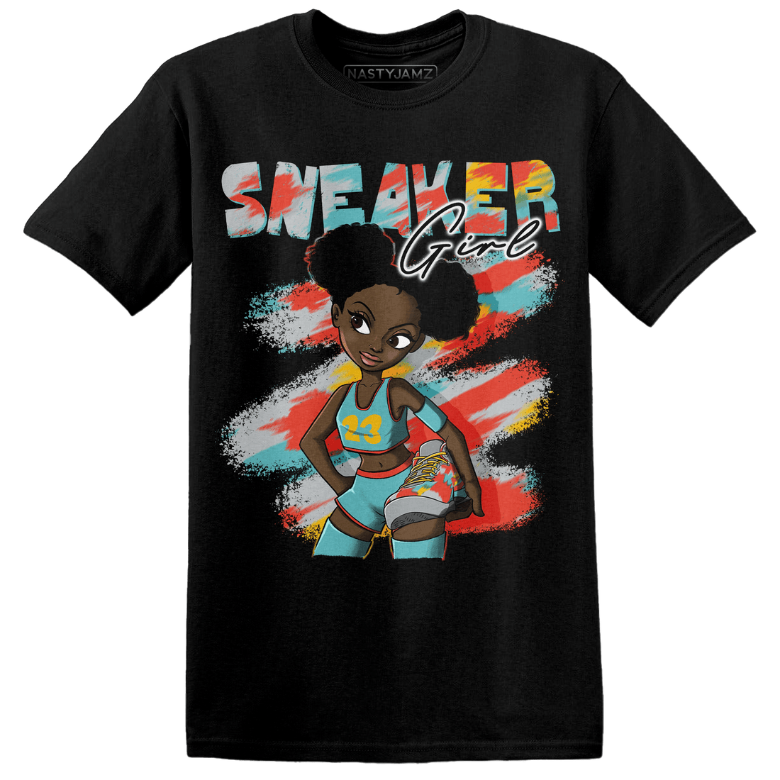 KB 8 Protro Venice Beach T Shirt Match Black Sneaker Girl - NastyJamz