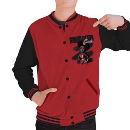 Black-Toe-Reimagined-Red-White-1s-NastyJamz-Varsity-Match-Black-Sneaker-Girl