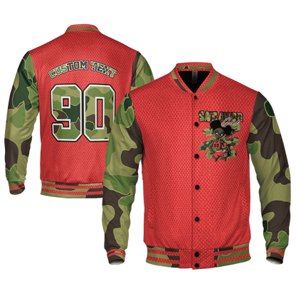AM-90-Dark-Sage-Solar-Red-NastyJamz-Varsity-Match-Black-Sneaker-Girl