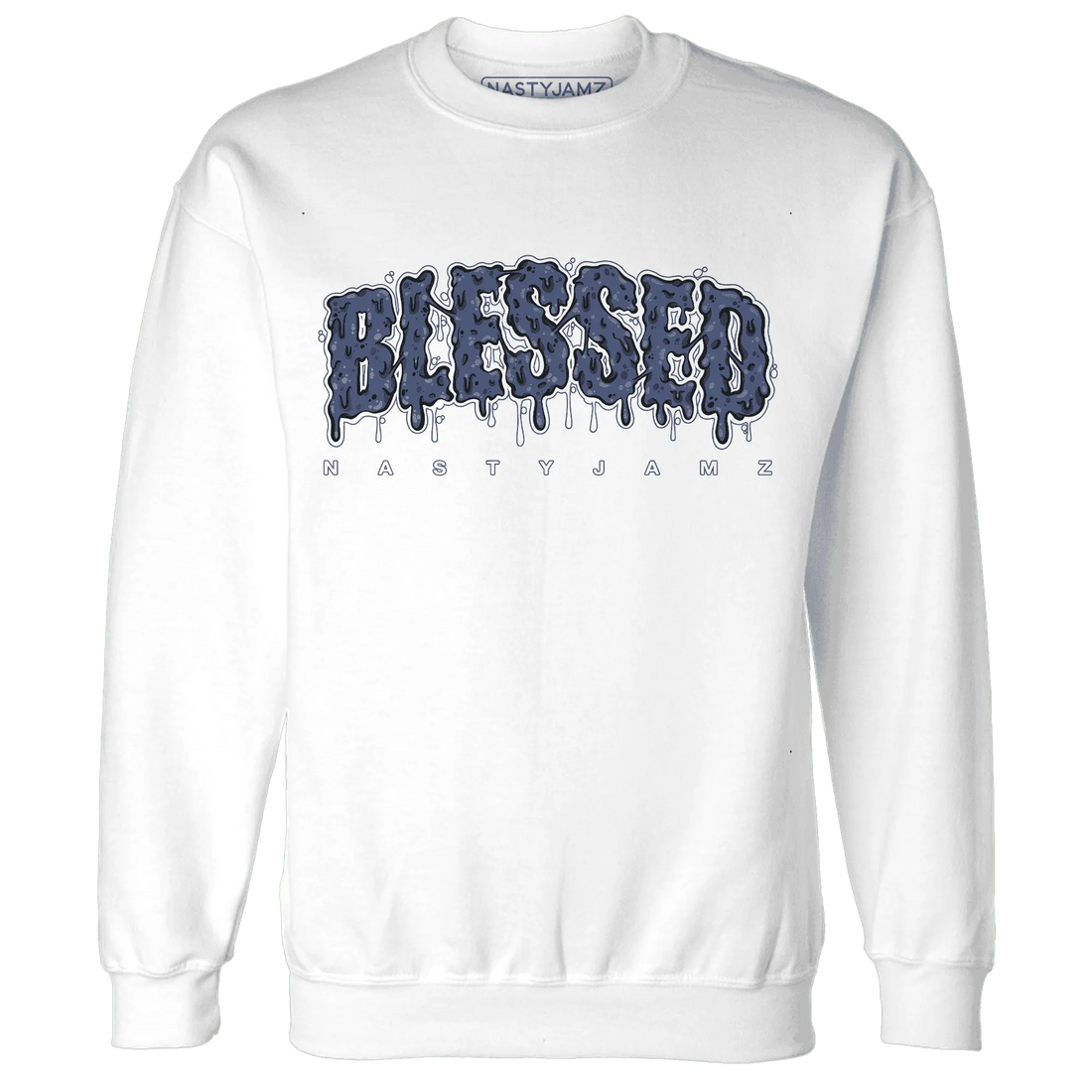 Low-Diffused-Blue-11s-Sweatshirt-Match-Blessed-Text