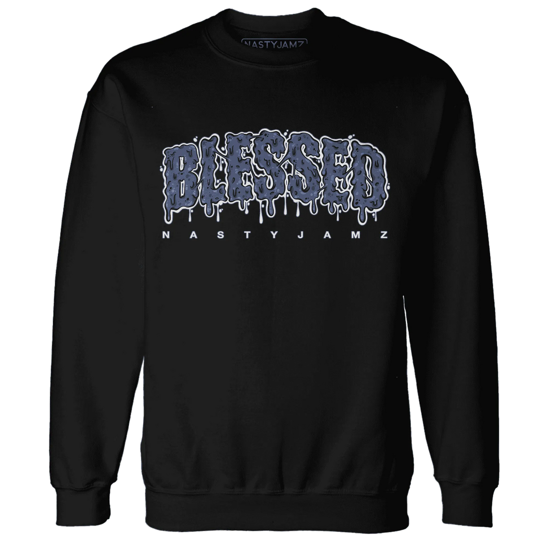 Low-Diffused-Blue-11s-Sweatshirt-Match-Blessed-Text