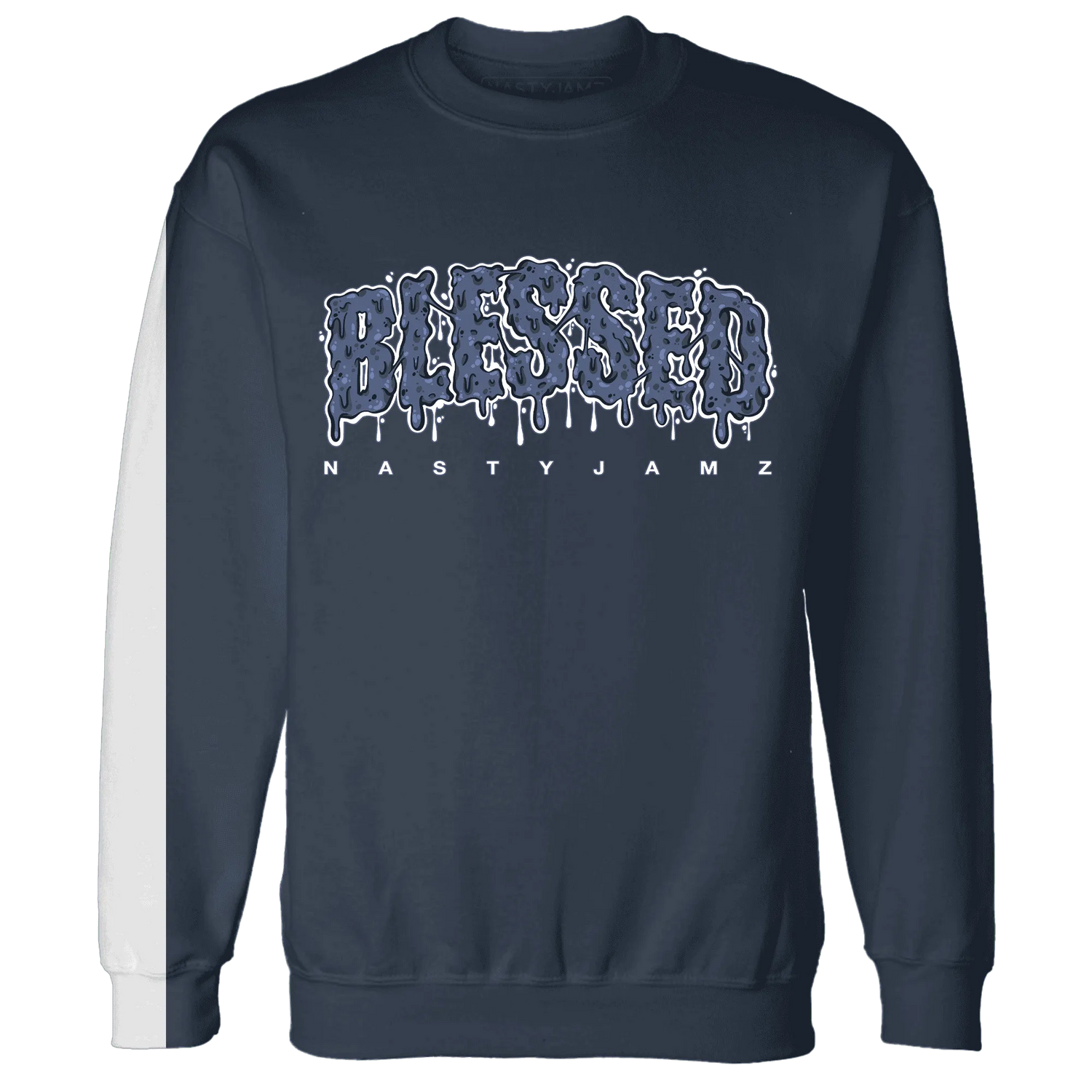 Low-Diffused-Blue-11s-Sweatshirt-Match-Blessed-Text