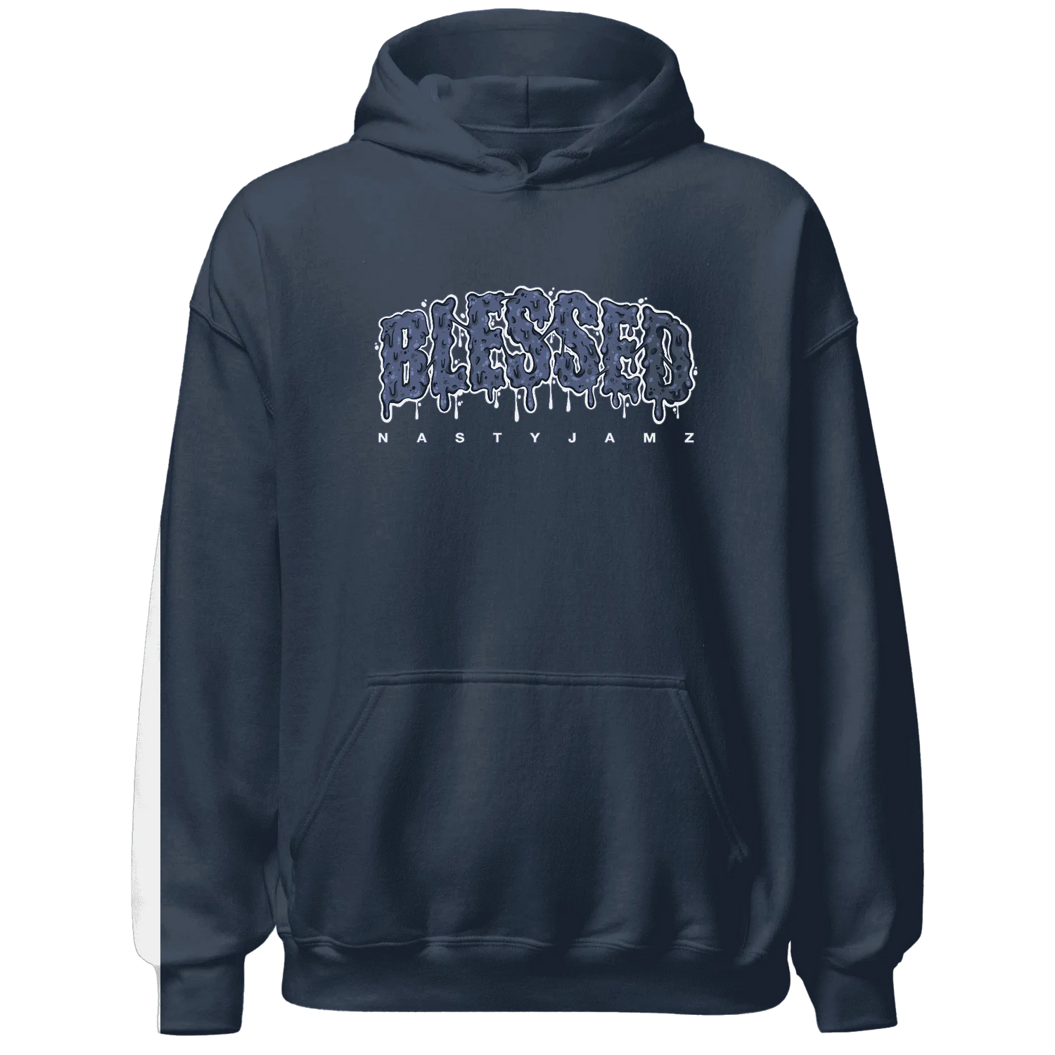 Low-Diffused-Blue-11s-Hoodie-Match-Blessed-Text