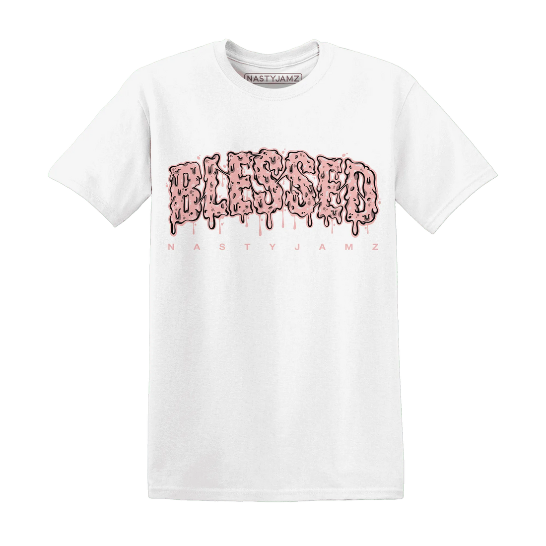 Low-Legend-Pink-11s-T-Shirt-Match-Blessed-Text