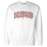 AJ 11 Low Legend Pink Sweatshirt Match Blessed Text - NastyJamz