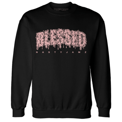 AJ 11 Low Legend Pink Sweatshirt Match Blessed Text - NastyJamz