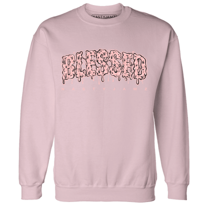 AJ 11 Low Legend Pink Sweatshirt Match Blessed Text - NastyJamz