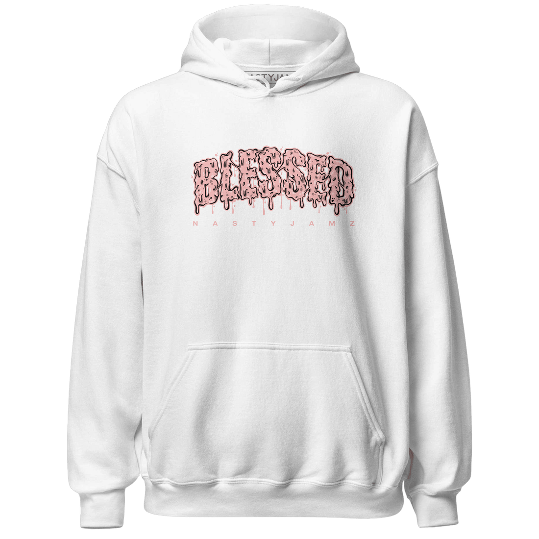 Low Legend Pink 11s Hoodie Match Blessed Text - NastyJamz