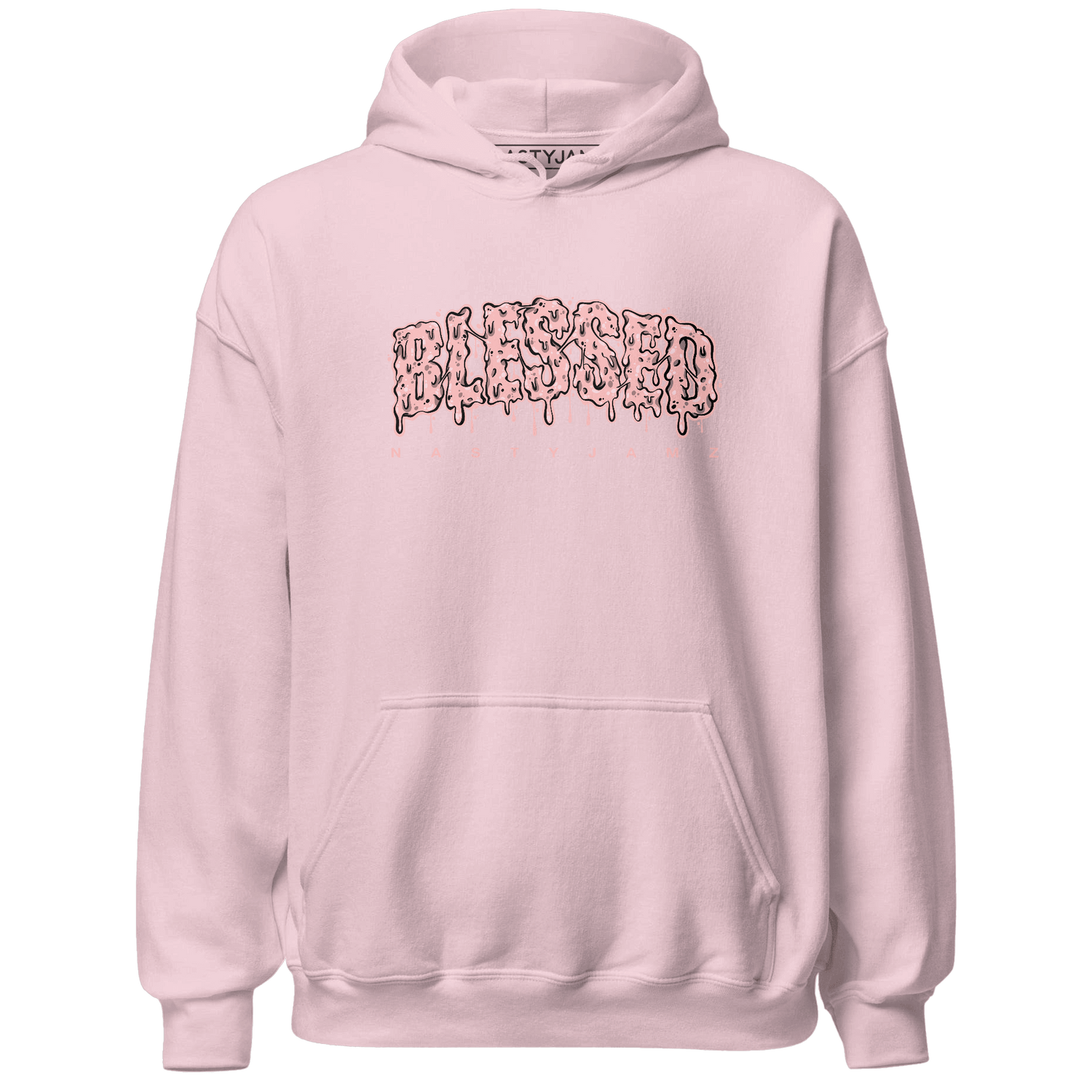 Low Legend Pink 11s Hoodie Match Blessed Text - NastyJamz