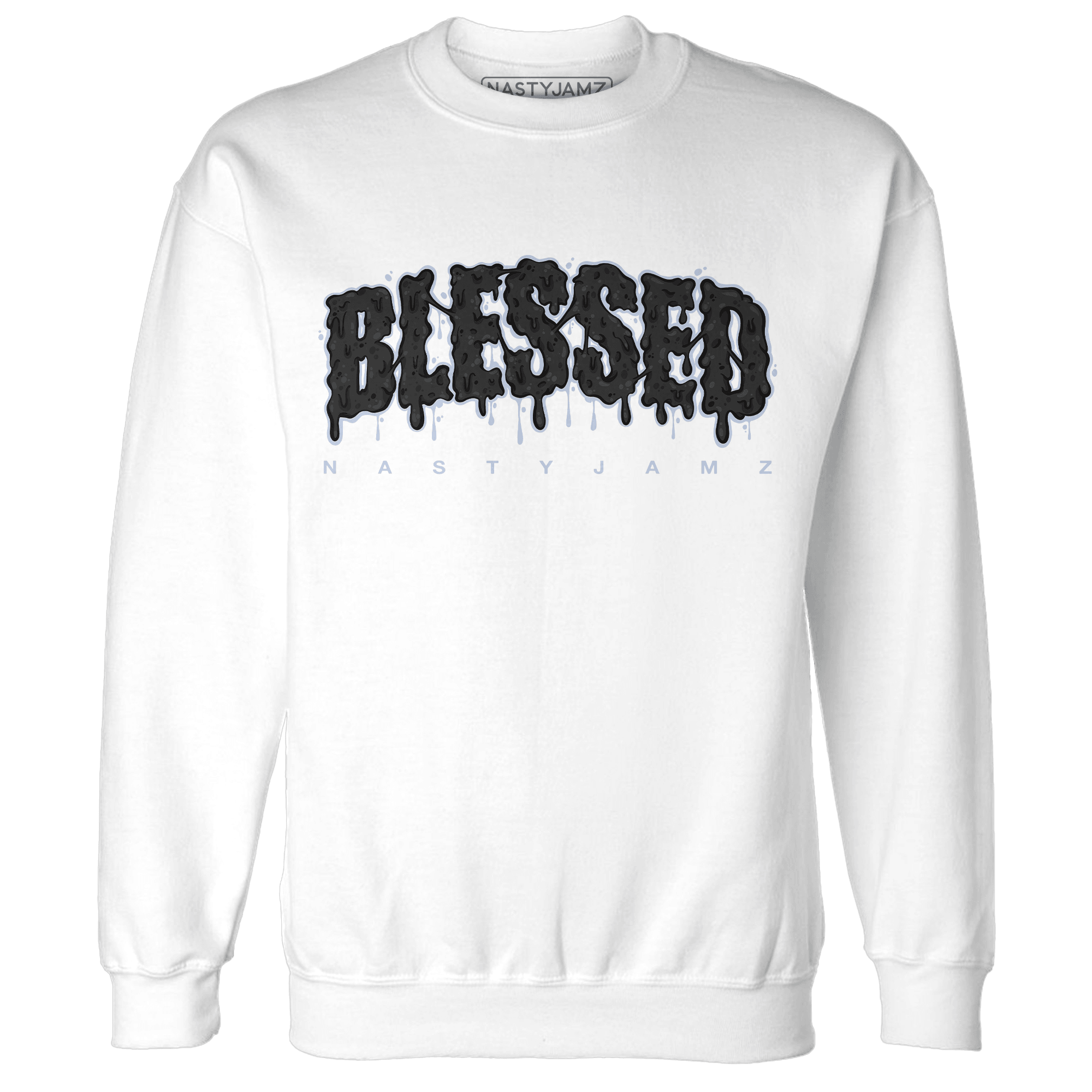 Low Space Jamz 11s Sweatshirt Match Blessed Text - NastyJamz