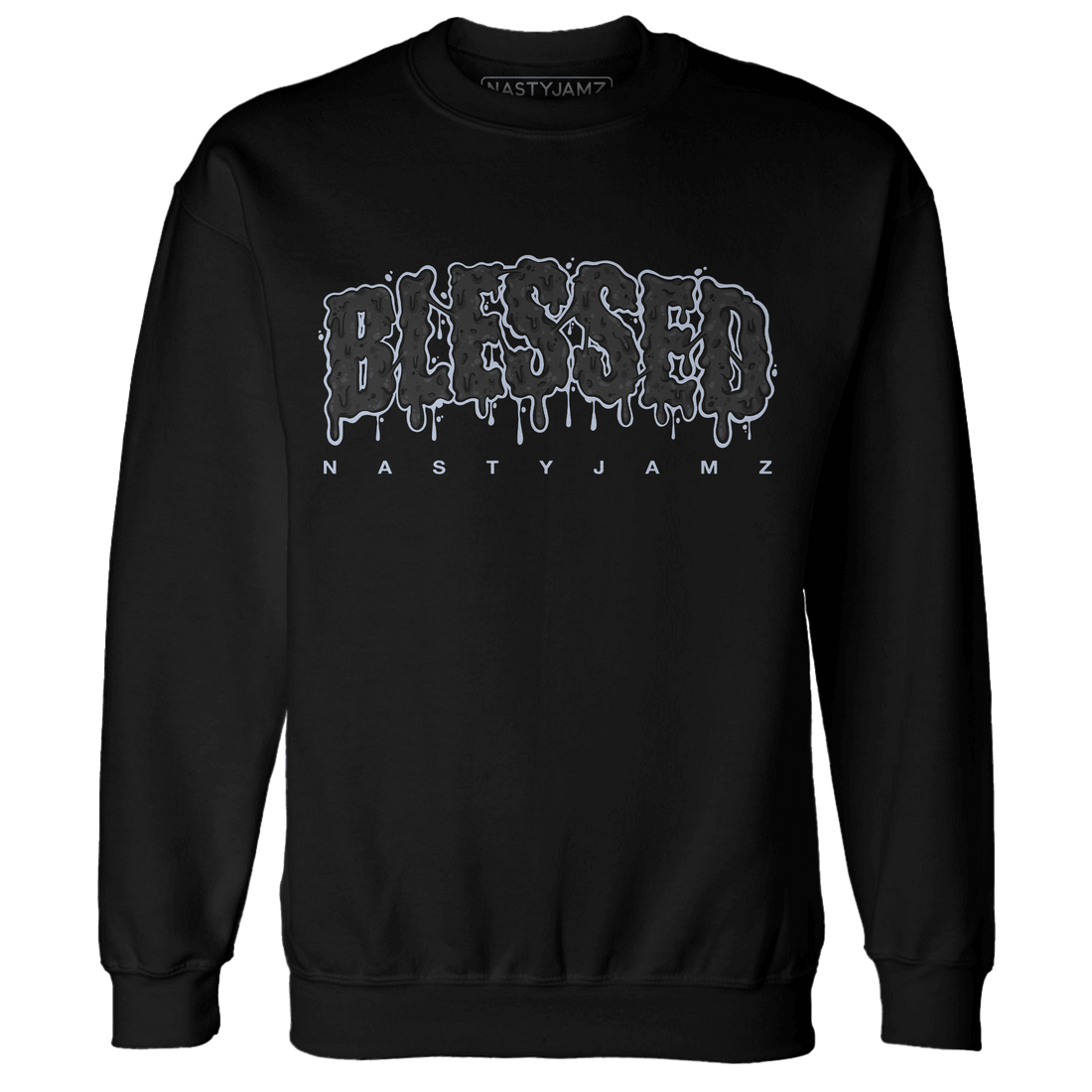 Low Space Jamz 11s Sweatshirt Match Blessed Text - NastyJamz