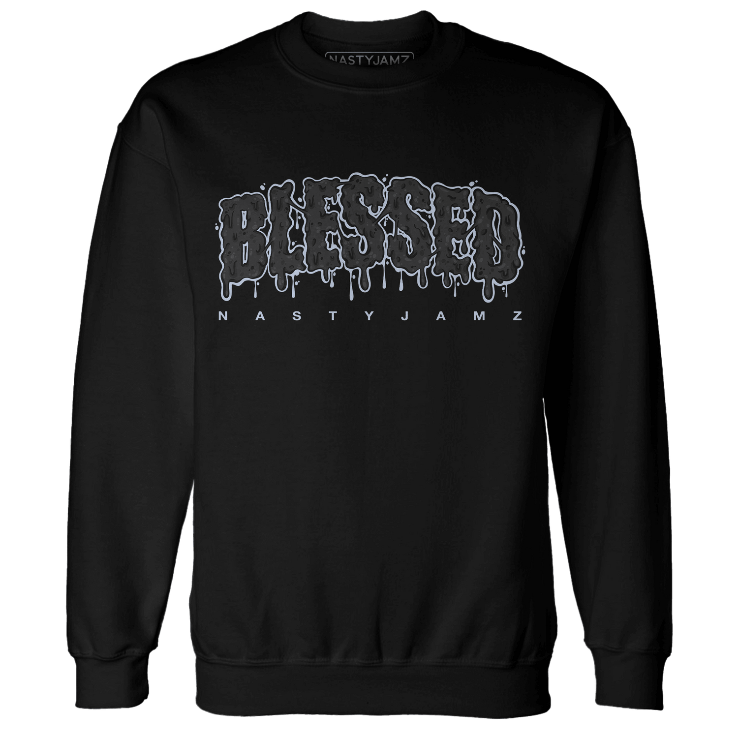 Low Space Jamz 11s Sweatshirt Match Blessed Text - NastyJamz