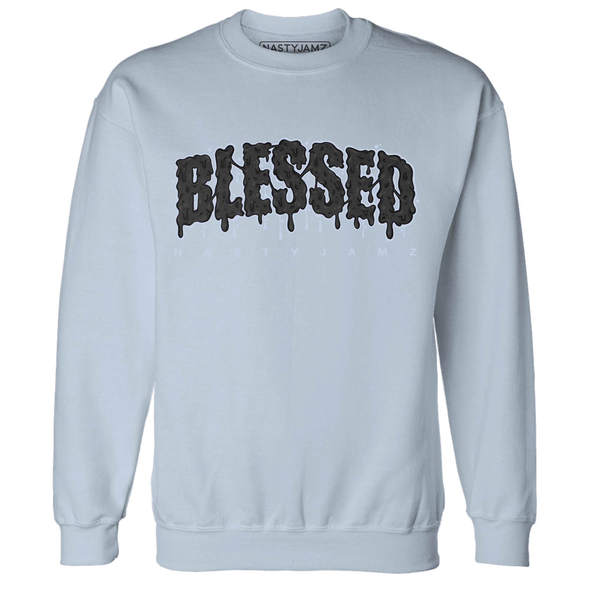 Low Space Jamz 11s Sweatshirt Match Blessed Text - NastyJamz