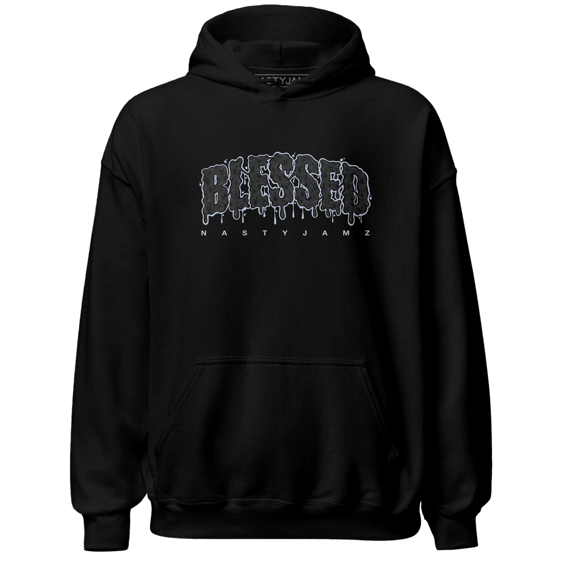Low Space Jamz 11s Hoodie Match Blessed Text - NastyJamz