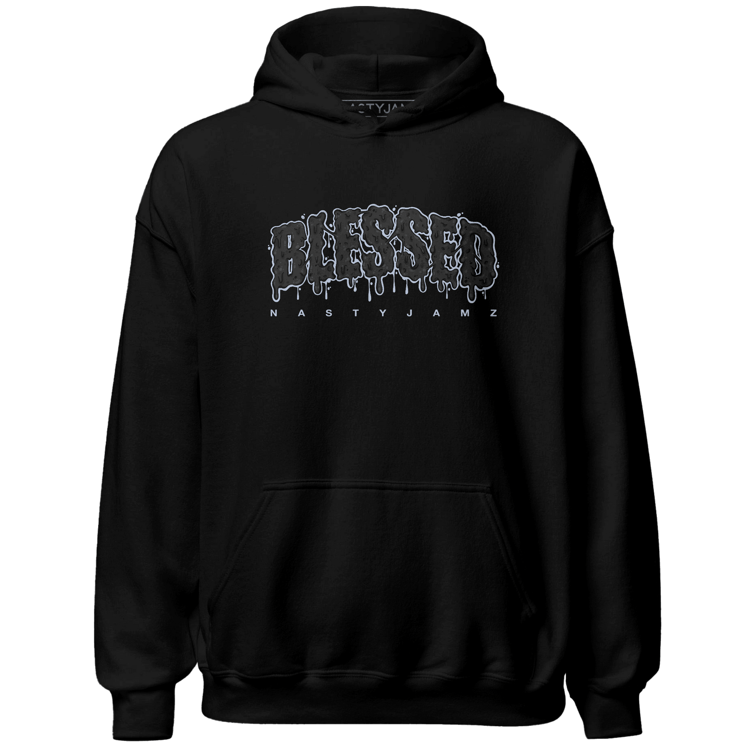 Low Space Jamz 11s Hoodie Match Blessed Text - NastyJamz